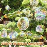 360° Rotatable Bubble Gun for Kids – Leak-Proof, Fast Blower with 5000+ Bubbles Per Minute