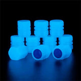 Tapones para válvulas de neumáticos que brillan en la oscuridad: ajuste universal para automóviles, motocicletas y bicicletas