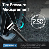 Portable Digital Car Tire Inflator with Auto Shut-Off & LED Light