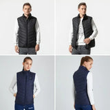 Men’s Heated Vest – USB Electric Warming Jacket with Turtleneck for Winter Outdoors