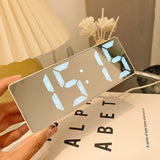 Modern Digital Alarm Clock with LED Display – Perfect for Bedroom, Office, or Desk