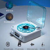 Mini Retro White Noise Bluetooth Speaker – Portable Vintage Sleep Aid with RGB Lights & Nature Sounds