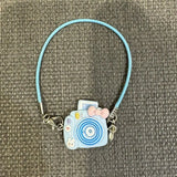 Mini colgante de cámara DIY: bonito accesorio para casa de muñecas para muñecas Labubu de 17 cm