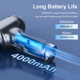 95000PA Cordless Car Vacuum Cleaner - Powerful Handheld Blower & Vacuum for Car & Home