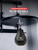 Boxing Speed Ball for Reflex, Coordination & Punch Training – PU Leather Speed Bag for Adults
