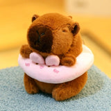 Capybara Plush Toy with Hoodie & Wings - Cute Stuffed Animal Keychain Gift