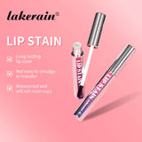 Long-Lasting Waterproof Lip Stain Gloss – Smudge-Free, Non-Transfer Color