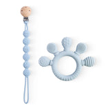 Silicone Baby Teething Ring – Food-Grade, BPA-Free Sensory Toy for Infants & Toddlers