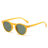Classic Round Polarized Sunglasses – UV400 Protection & Stylish Mirror Lenses