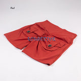 High-Waisted Scrunch Yoga Shorts for Women – Seam Pockets, Stretchy Nylon Spandex