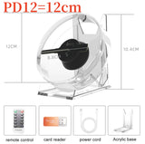 12CM Mini 3D Hologram Fan Display Light for Advertising and Events