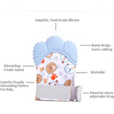 Baby Teething Mittens - Food-Grade Silicone Chewing Gloves for Newborns & Infants