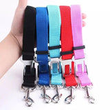 Adjustable Pet Car Seat Belt Harness – Secure & Comfortable Travel Strap for Dogs and Cats