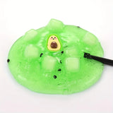 Kit de slime crujiente con forma de cubo de gelatina transparente: slime suave, elástico y no pegajoso con aroma a sandía