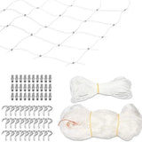 Cat Safety Net for Windows & Balconies – Heavy-Duty Fall Prevention Mesh with Steel Wire Reinforcement