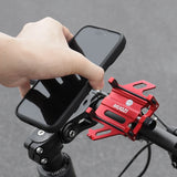 MUQZI Bike Phone Mount – 360° Adjustable, Durable Aluminum Alloy Holder for Bicycles and Motorcycles