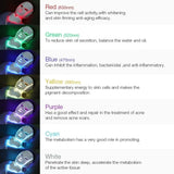 7-Color LED Facial Mask with Neck Therapy - Professional Skin Rejuvenation Treatment