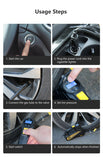 150PSI Portable Electric Tire Inflator with LED Light & Auto Shut-Off – 12V Car Air Compressor