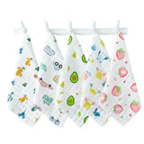 Toallas faciales para bebés de muselina ultra suave de 6 capas: toallitas suaves y absorbentes
