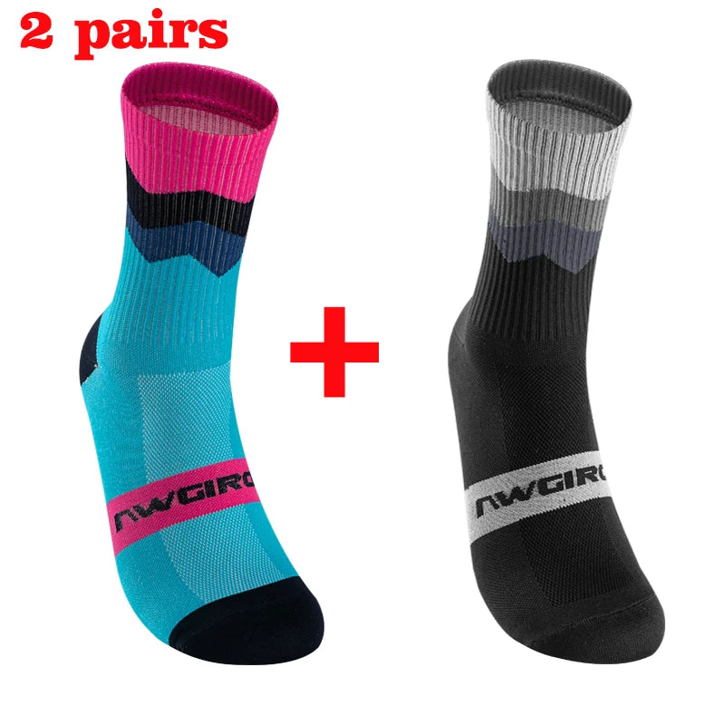Calcetines de ciclismo de alto rendimiento: transpirables, cómodos y duraderos