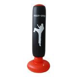 Inflatable Punching Bag for Adults & Kids - 160cm PVC Kickboxing Training Bag