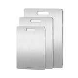 Tabla de cortar de doble cara de acero inoxidable 316 | Panel de cocina engrosado para cortar y amasar
