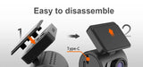 2K QHD Dash Cam with WiFi, Voice Control & Night Vision for Cars