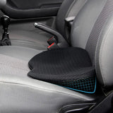Memory Foam Car Seat Cushion - Universal Lumbar Support Pillow for Driving Comfort