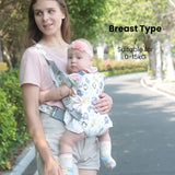 Portabebés de algodón: multiposición, suave y cómodo, ideal para bebés (0 a 2 años)