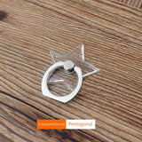 Universal Transparent Finger Ring Phone Holder – Magnetic Stand for Smartphones