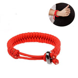 7-Strand Paracord Survival Bracelet – 25m Emergency Rope for Outdoor Adventures