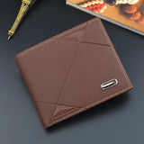 Slim Men’s Bifold Wallet – PU Leather Credit Card Holder & ID Organizer
