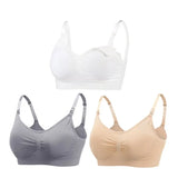 3-Piece Wire-Free Nursing Bra Set – Comfortable Maternity Bra for Breastfeeding Moms