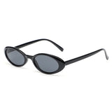 2024 Women’s Small Oval Sunglasses – Retro Designer Shades with UV400 Protection