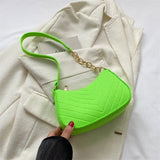 2023 Autumn Trend Lightweight Crocodile Felt Small Square Shoulder Bag for Women