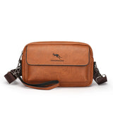 Men's PU Leather Business Tote Bag – Soft, Zippered, Stylish Briefcase for Work or Travel