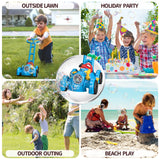 Mower Trolley Bubble Machine – High-Speed Rotating Electric Bubble Gun for Kids