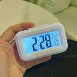 LED Digital Alarm Clock with Calendar, Temperature, and Snooze for Bedroom