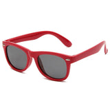 Gafas de sol clásicas de silicona para niños: protección UV400 para niños y niñas