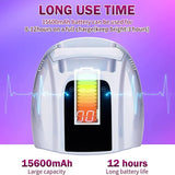 Rechargeable Cordless UV LED Nail Lamp – 96W Fast-Drying Gel Nail Dryer with Mirror Base