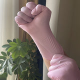 Guantes de nitrilo desechables de color rosa claro: impermeables, antiestáticos y duraderos para la cocina y la preparación de alimentos