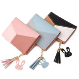 Stylish PU Leather Women’s Wallet with Zipper & Hasp Closure – Card Holder, Coin Pouch, and Photo Holder