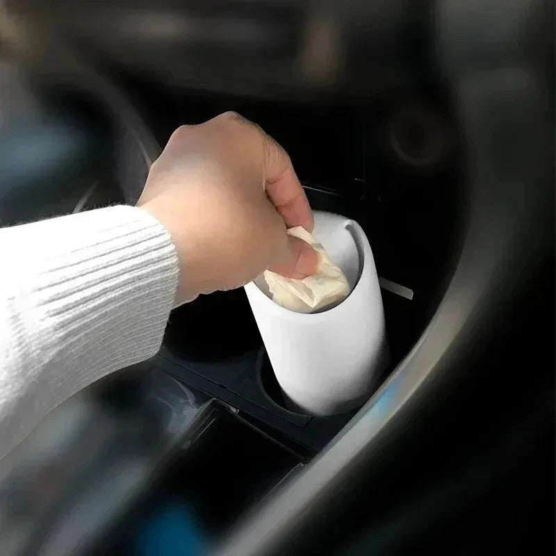 Silicone Car Trash Can – Compact, Durable & Dustproof Auto Garbage Bin