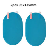 2/4/8 piezas de película para espejo retrovisor impermeable y antivaho: ¡manténgase seguro en climas lluviosos!