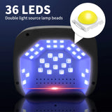 Cordless Rechargeable UV LED Nail Lamp – 36 Beads Fast-Dry Gel Nail Dryer for Home & Salon Use