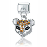 Stylish Stainless Steel Animal-Themed Link Bracelet for Women - Classic Fashion Accessory