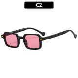 Luxurious Rectangle & Oval Vintage Sunglasses – UV400 Designer Shades for Men & Women