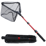 Red de pesca plegable telescópica: red de aterrizaje duradera para una captura fácil