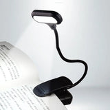 Flexible LED Book Light with Adjustable Clip for Reading