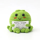 Handmade Knitted Plant-Themed Decorative Doll